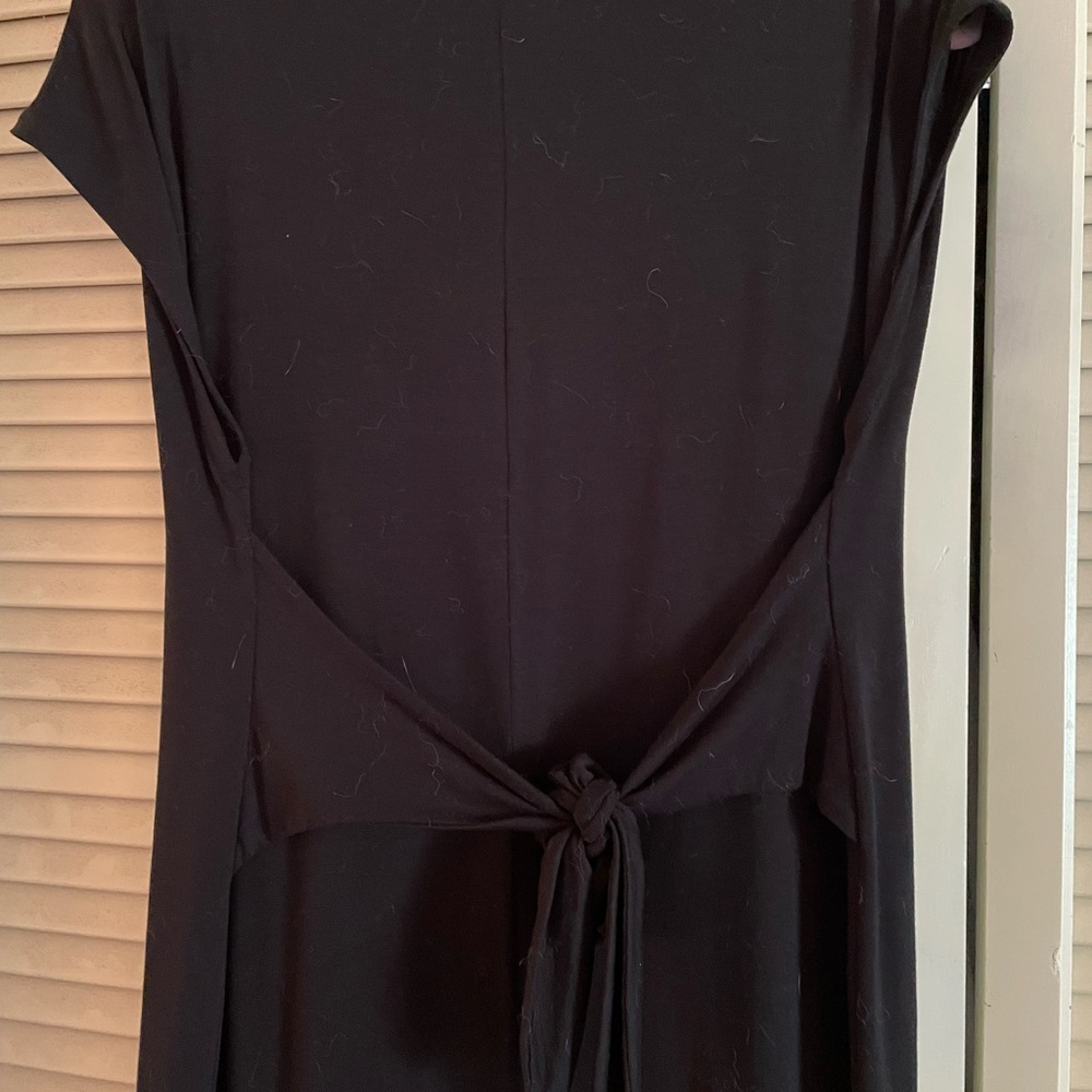 Eileen Fisher Black Midi Dress